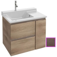 Тумба медный бетон 76 см 2 ящика и 1 дверца Jacob Delafon Soprano EB1330-N28