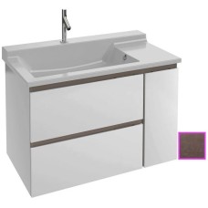 Тумба медный бетон 96 см 2 ящика и 1 дверца Jacob Delafon Soprano EB1331-N28