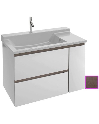 Тумба медный бетон 96 см 3 ящика Jacob Delafon Soprano EB1334-N28