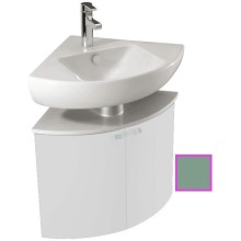 Угловая тумба оливковый глянец 67,9 см Jacob Delafon Odeon Up EB864-G95