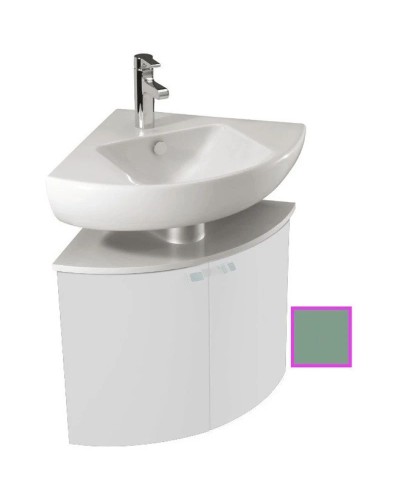 Угловая тумба оливковый глянец 67,9 см Jacob Delafon Odeon Up EB864-G95