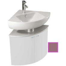 Угловая тумба нежно-розовый матовый 67,9 см Jacob Delafon Odeon Up EB864-M71