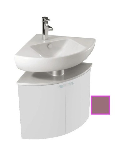 Угловая тумба нежно-розовый матовый 67,9 см Jacob Delafon Odeon Up EB864-M71