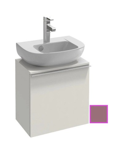 Тумба нежно-розовый матовый 45,2 см шарниры справа Jacob Delafon Odeon Up EB999D-M71