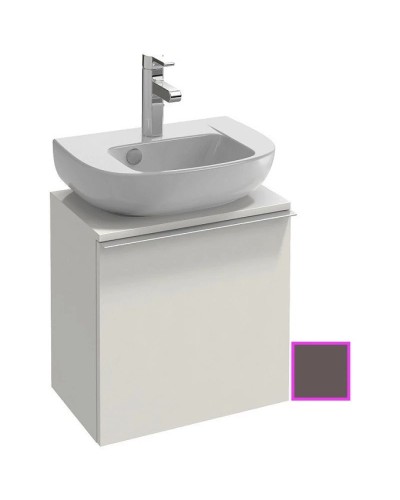 Тумба светло-коричневый глянец 45,2 см шарниры слева Jacob Delafon Odeon Up EB999G-G80