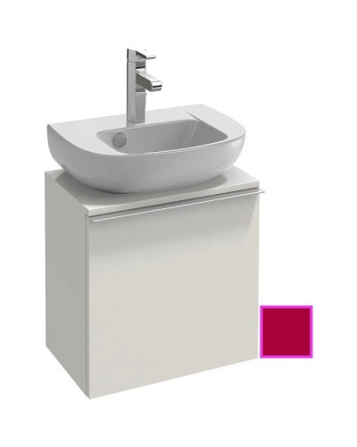 Тумба малиновый глянец 45,2 см шарниры слева Jacob Delafon Odeon Up EB999G-R3