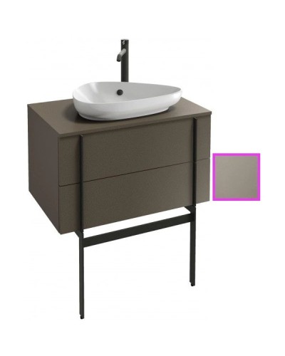 Тумба коричневая кожа 80 см Jacob Delafon Nouvelle Vague EB3039-NR2