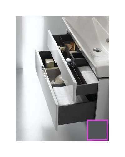 Тумба серый антрацит глянец 97,3 см Jacob Delafon Reve EB1136-442