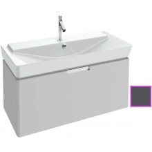 Тумба серый антрацит глянец 97,3 см Jacob Delafon Reve EB1132-442