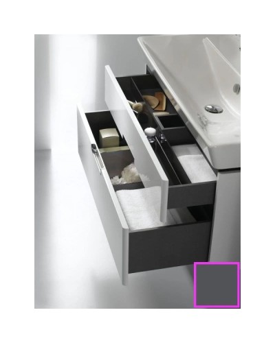 Тумба серый антрацит глянец 97,3 см Jacob Delafon Reve EB1132-442