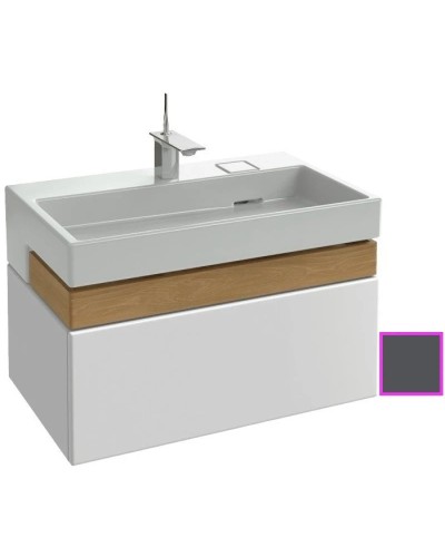 Тумба серый антрацит глянец 80 см Jacob Delafon Terrace EB1186-442