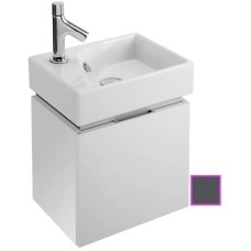 Тумба серый антрацит глянец 38,6 см Jacob Delafon Rythmik EB1036-442