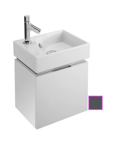 Тумба серый антрацит глянец 38,6 см Jacob Delafon Rythmik EB1036-442