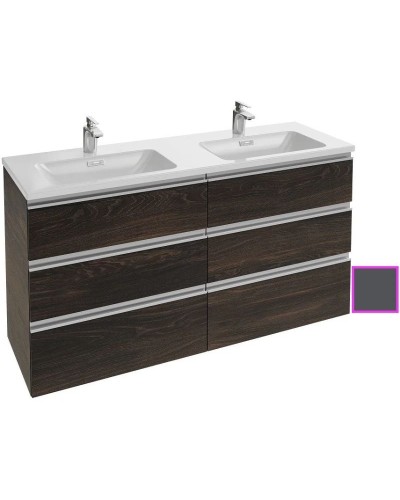 Тумба серый антрацит глянец 140 см Jacob Delafon Vox EB2040-RA-442