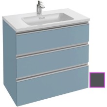 Тумба серый антрацит глянец 80 см Jacob Delafon Vox EB2048-RA-442