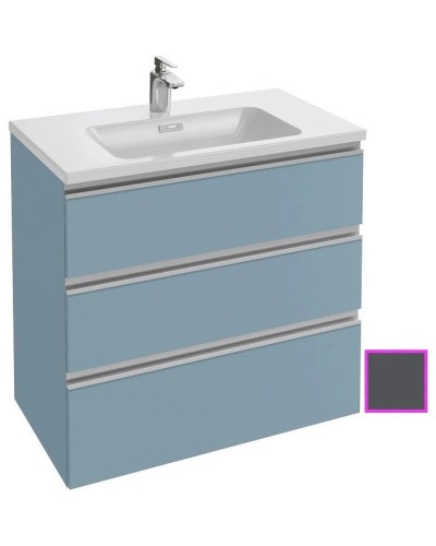 Тумба серый антрацит глянец 80 см Jacob Delafon Vox EB2048-RA-442