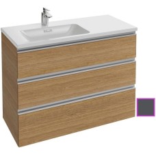 Тумба серый антрацит глянец 100 см Jacob Delafon Vox EB2045-RA-442