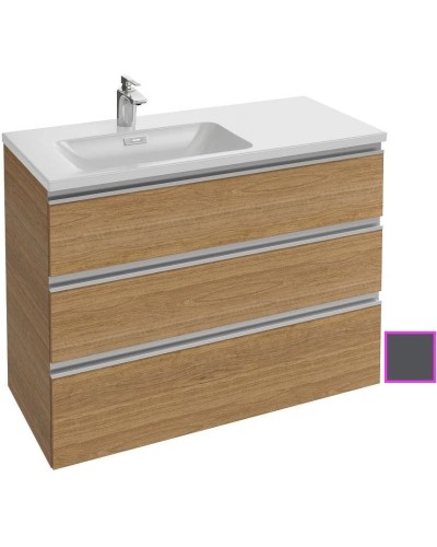 Тумба серый антрацит глянец 100 см Jacob Delafon Vox EB2045-RA-442