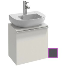 Тумба серый антрацит 45,2 см шарниры слева Jacob Delafon Odeon Up EB999G-N14