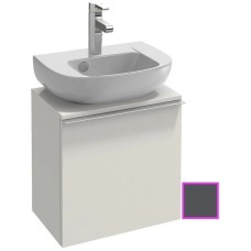 Тумба серый антрацит глянец 45,2 см шарниры слева Jacob Delafon Odeon Up EB999G-442