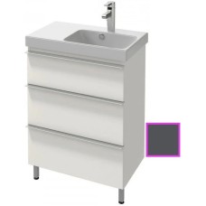 Тумба серый антрацит глянец 62 см Jacob Delafon Odeon Up EB991D-442