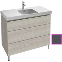 Тумба серый антрацит глянец 102 см Jacob Delafon Odeon Up EB994-442