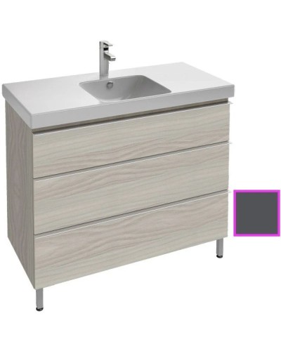 Тумба серый антрацит глянец 102 см Jacob Delafon Odeon Up EB994-442