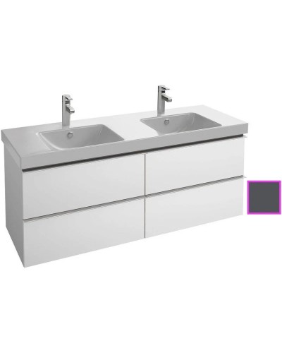 Тумба серый антрацит глянец 136,6 см Jacob Delafon Odeon Up EB997-442