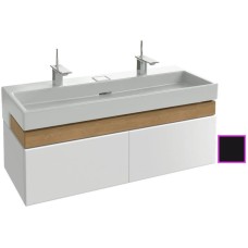 Тумба черный матовый 120 см 2 ящика Jacob Delafon Terrace EB1188-M61