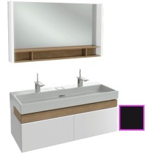 Тумба черный матовый 120 см 2 ящика Jacob Delafon Terrace EB1188-M61