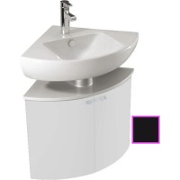 Угловая тумба черный матовый 67,9 см Jacob Delafon Odeon Up EB864-M61