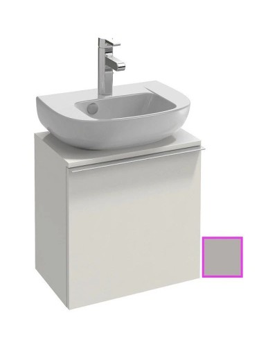 Тумба серый титан глянец 45,2 см шарниры справа Jacob Delafon Odeon Up EB999D-N21