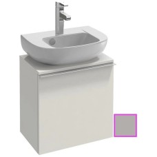 Тумба серый титан глянец 45,2 см шарниры слева Jacob Delafon Odeon Up EB999G-N21