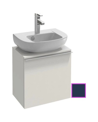 Тумба темно-синий глянец 45,2 см шарниры слева Jacob Delafon Odeon Up EB999G-G98