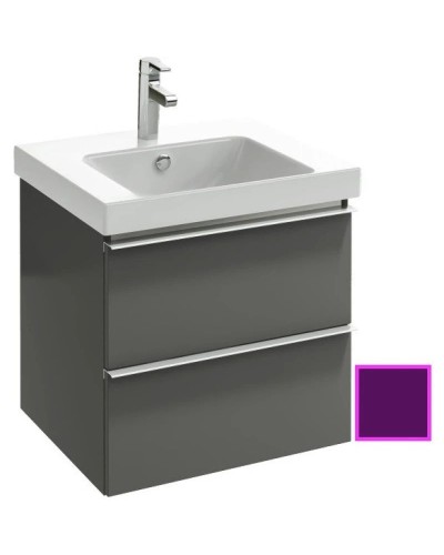 Тумба сливовый глянец 57 см Jacob Delafon Odeon Up EB878-F26