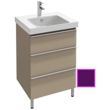 Тумба сливовый глянец 57 см Jacob Delafon Odeon Up EB990-F26