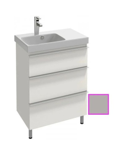 Тумба серый титан глянец 62 см Jacob Delafon Odeon Up EB991G-N21