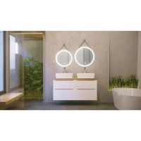 Тумба белый глянец 120 см Jorno Wood Wood.01.60/P/W + Wood.01.60/P/W + Wood.06.120/LW