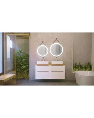 Тумба белый глянец 120 см Jorno Wood Wood.01.60/P/W + Wood.01.60/P/W + Wood.06.120/LW