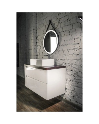 Тумба белый глянец 100 см Jorno Wood Wood.01.100/P/W + Wood.06.100/DW