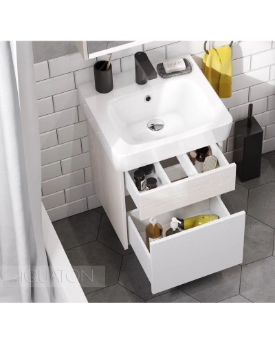 Тумба белый глянец/ясень фабрик 44,5 см Акватон Верди 1A195901VDAV0