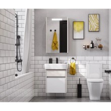 Тумба белый глянец/ясень фабрик 44,5 см Акватон Верди 1A195901VDAV0