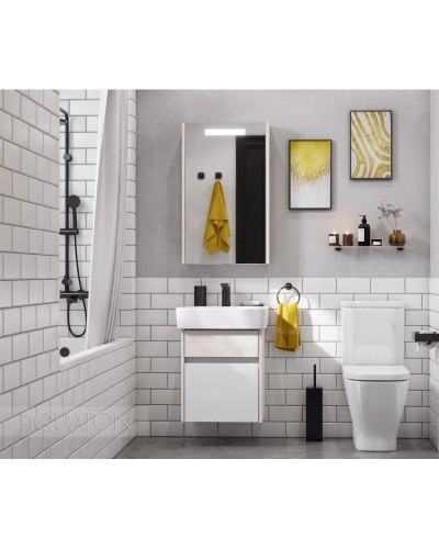 Тумба белый глянец/ясень фабрик 44,5 см Акватон Верди 1A195901VDAV0