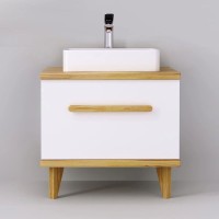 Тумба белый/дуб 80 см Jorno Simply Sim.01.80/P/BuL-W