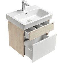 Тумба белый глянец/ясень фабрик 54 см Акватон Верди 1A206701VDAV0