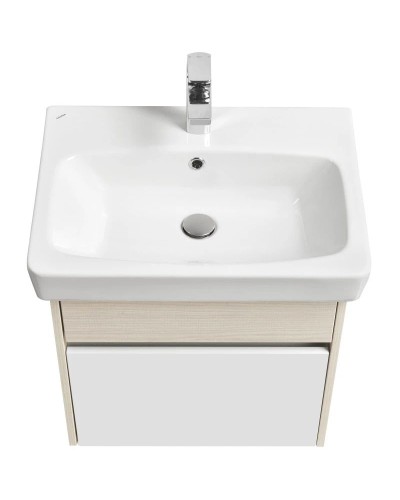 Тумба белый глянец/ясень фабрик 54 см Акватон Верди 1A206701VDAV0