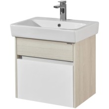 Тумба белый глянец/ясень фабрик 54 см Акватон Верди 1A206701VDAV0