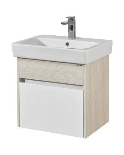 Тумба белый глянец/ясень фабрик 54 см Акватон Верди 1A206701VDAV0