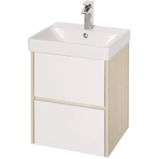 Тумба белый глянец/дуб верона 43,2 см Акватон Сканди 1A251601SDB20