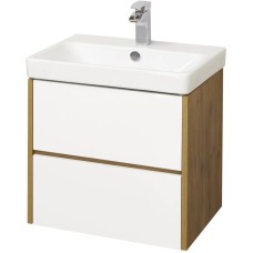 Тумба белый глянец/дуб рустикальный 68,2 см Акватон Сканди 1A251801SDZ90